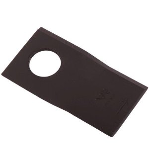 Nóż. nożyk kosiarka lewy 94x48x3mm otwór 23 zastosowanie T673L Mortl WARYŃSKI ( sprzedawane po 25 )