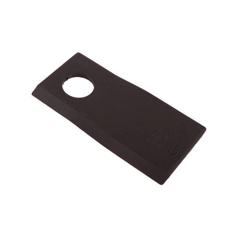 Nóż. nożyk kosiarka prawy 108x48x4mm otwór 21 zastosowanie 434972 Pottinger WARYŃSKI ( sprzedawane po 25 )