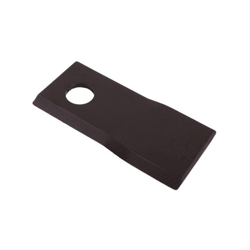 Nóż. nożyk kosiarka prawy 114x48x4mm otwór 19 zastosowanie 13800015 JF-Stoll WARYŃSKI ( sprzedawane po 25 )