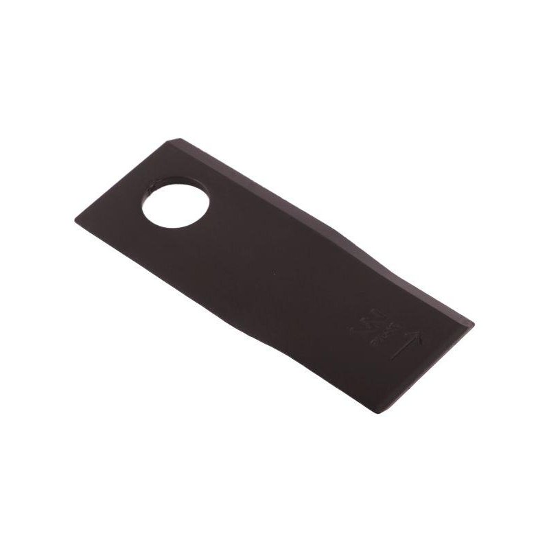 Nóż. nożyk kosiarka lewy 120x49x4mm otwór 21 zastosowanie 434975 Pottinger WARYŃSKI ( sprzedawane po 25 )