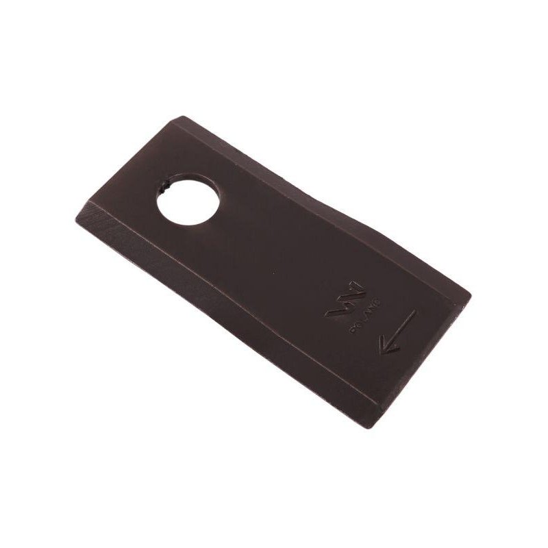 Nóż. nożyk kosiarka prawy 95x45x3.5mm otwór 16.25 zastosowanie CC20501 New Holland WARYŃSKI ( sprzedawane po 25 )