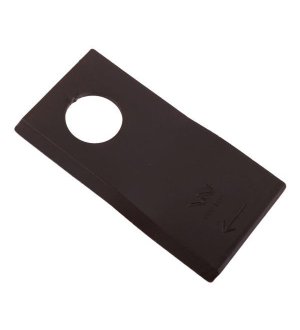 Nóż. nożyk kosiarka prawy 100x48x3mm otwór 23 zastosowanie T683R Mortl WARYŃSKI ( sprzedawane po 25 )