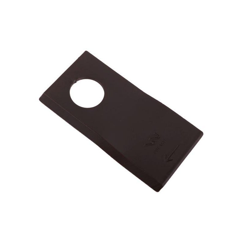 Nóż. nożyk kosiarka prawy 100x48x3mm otwór 23 zastosowanie T683R Mortl WARYŃSKI ( sprzedawane po 25 )