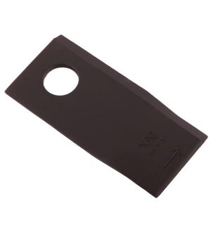 Nóż. nożyk kosiarka lewy 102x48x4mm otwór 19 zastosowanie 140693 Fella WARYŃSKI ( sprzedawane po 25 )