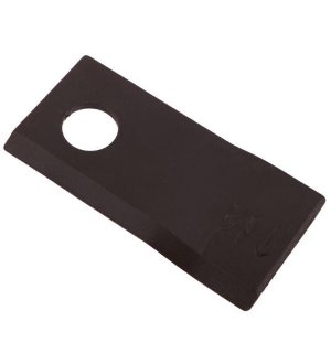 Nóż. nożyk kosiarka prawy 102x48x4mm otwór 19 zastosowanie 140692 Fella WARYŃSKI ( sprzedawane po 25 )