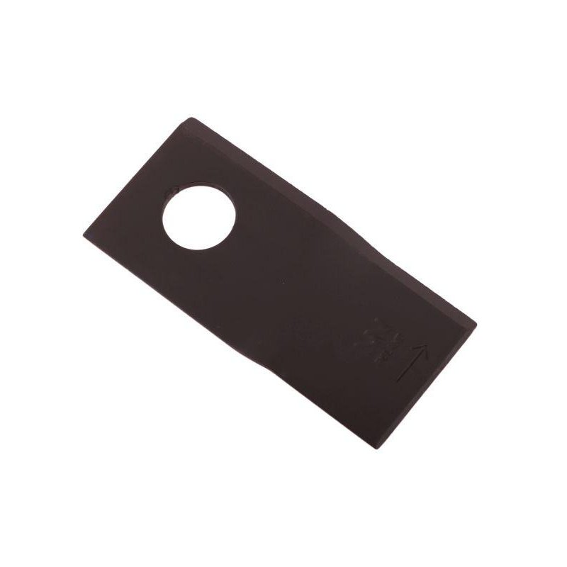 Nóż. nożyk kosiarka lewy 106x48x3mm otwór 21 zastosowanie 1042660 Claas WARYŃSKI ( sprzedawane po 25 )