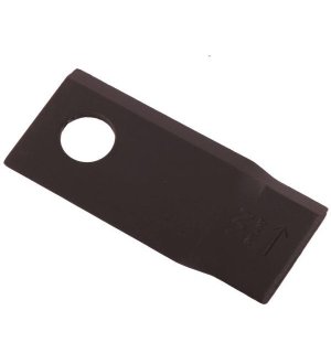 Nóż. nożyk kosiarka lewy 106x48x4mm otwór 19 zastosowanie 570445 Niemeyer WARYŃSKI ( sprzedawane po 25 )