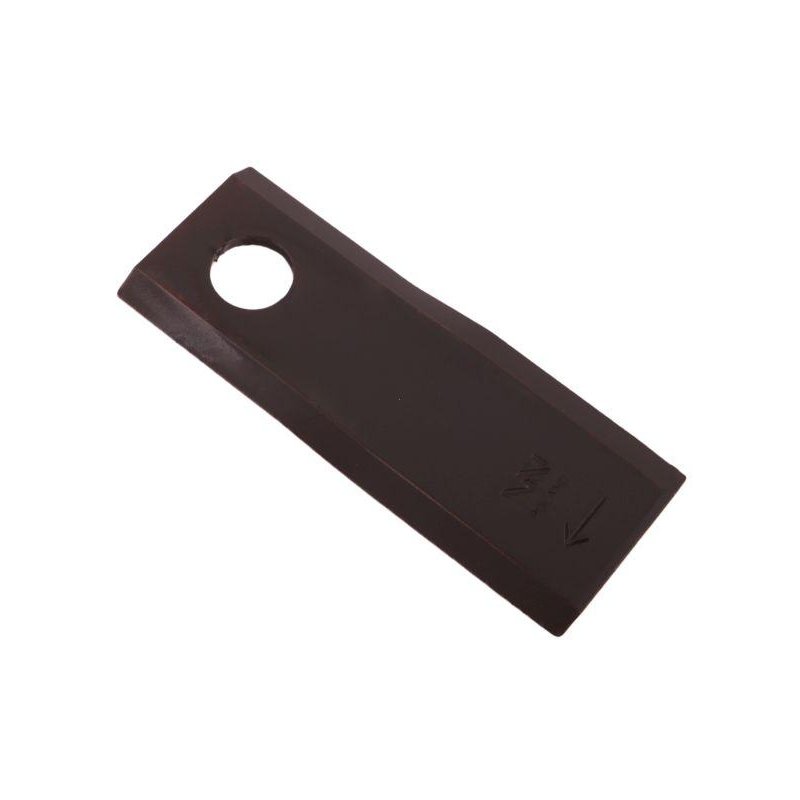 Nóż. nożyk kosiarka prawy 122x46x4mm otwór 18.25 zastosowanie 56451300 Kuhn WARYŃSKI ( sprzedawane po 25 )