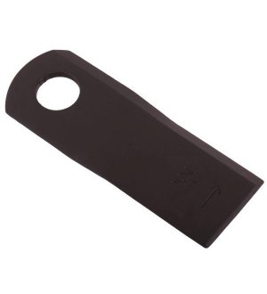 Nóż. nożyk kosiarka lewy 129.5x48x4mm otwór 21.2 zastosowanie 129MEL Marangon WARYŃSKI ( sprzedawane po 25 )