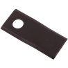 Nóż. nożyk kosiarka lewy 93x40x3mm otwór 16.2 zastosowanie 56151200 Kuhn WARYŃSKI ( sprzedawane po 25 )