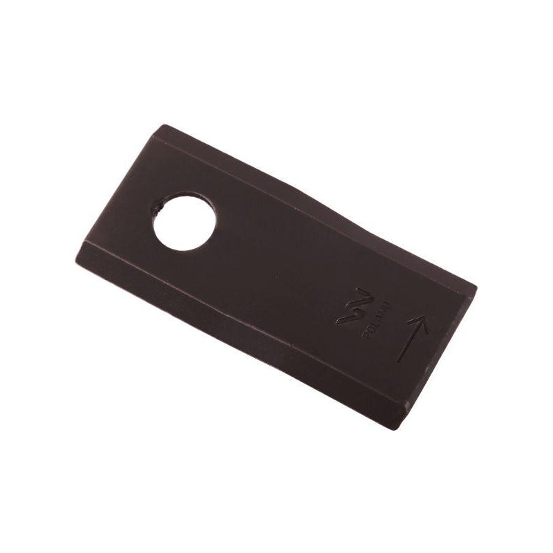 Nóż. nożyk kosiarka lewy 95x46x3,5mm otwór 16.25 zastosowanie 56151210 Kuhn WARYŃSKI ( sprzedawane po 25 )