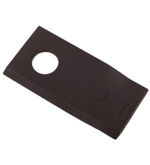 Nóż. nożyk kosiarka lewy 96x48x3mm otwór 19 zastosowanie 434979 Pottinger WARYŃSKI ( sprzedawane po 25 )