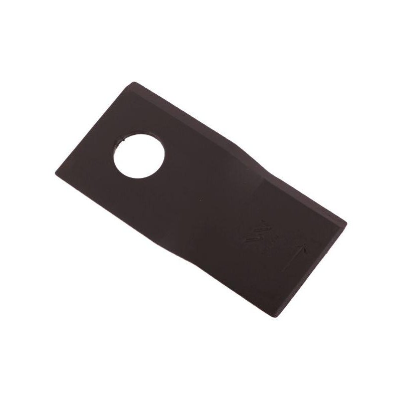 Nóż. nożyk kosiarka lewy 100x48x3mm otwór 19 zastosowanie 570419 Niemeyer WARYŃSKI ( sprzedawane po 25 )