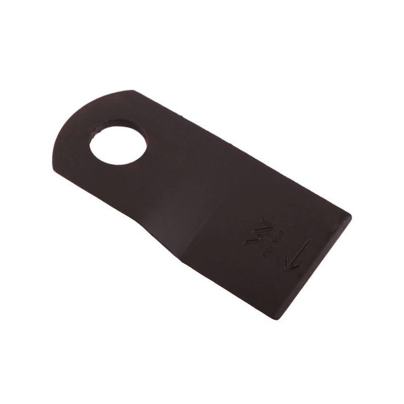 Nóż. nożyk kosiarka prawy 105x47x4mm otwór 20.5 zastosowanie 6802980 Kuhn WARYŃSKI ( sprzedawane po 25 )