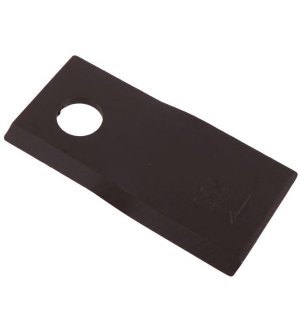 Nóż. nożyk kosiarka prawy 107x48x4mm otwór 18.5 zastosowanie 90261560 99361560 Vicon WARYŃSKI ( sprzedawane po 25 )