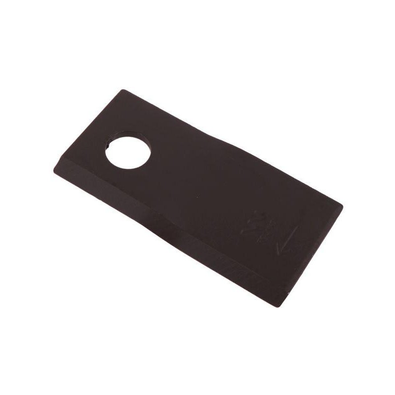 Nóż. nożyk kosiarka prawy 107x48x4mm otwór 18.5 zastosowanie 90261560 99361560 Vicon WARYŃSKI ( sprzedawane po 25 )