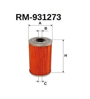 Wkład filtra paliwa 3321-7341 mały oryginał Zetor