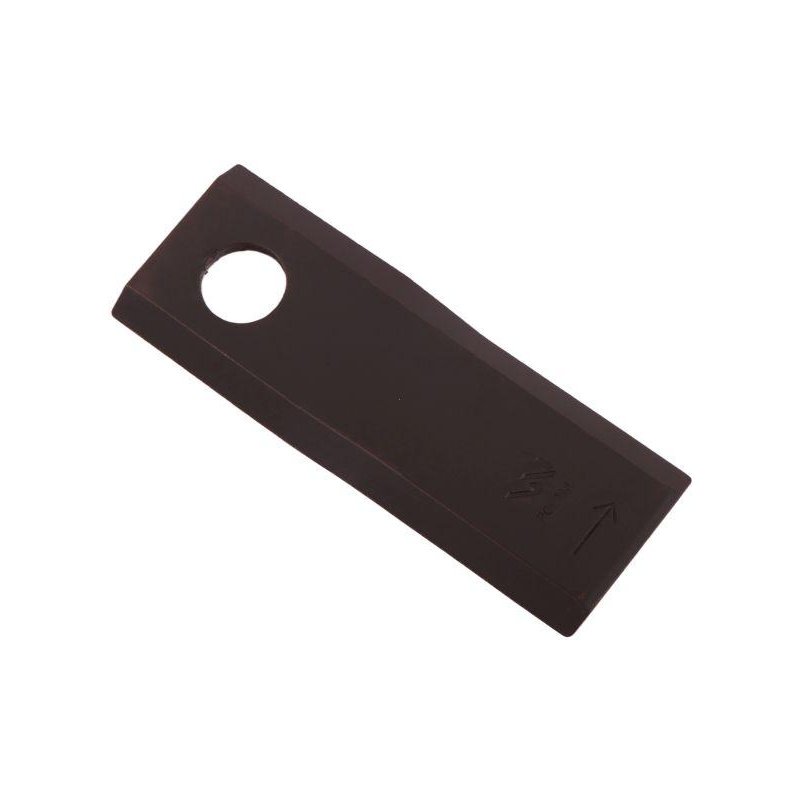 Nóż. nożyk kosiarka lewy 122x46x4mm otwór 18.25 zastosowanie 56451200 Kuhn WARYŃSKI ( sprzedawane po 25 )