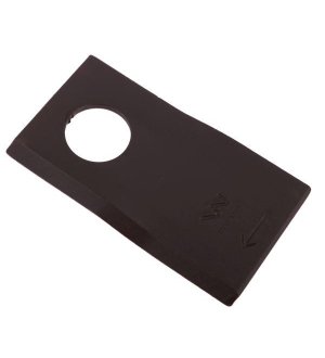 Nóż. nożyk kosiarka prawy 94x48x3mm otwór 23 zastosowanie T673R Mortl WARYŃSKI ( sprzedawane po 25 )