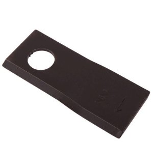 Nóż. nożyk kosiarka prawy 100x40x3mm otwór 19 zastosowanie 580290955 BCS Sipma WARYŃSKI ( sprzedawane po 25 )