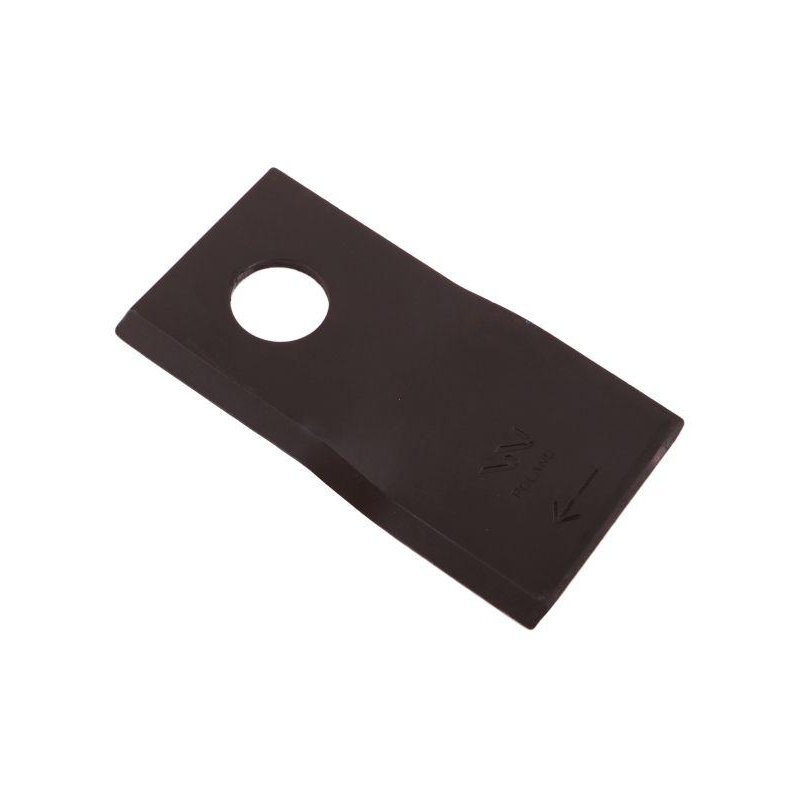 Nóż. nożyk kosiarka prawy 100x48x3mm otwór 19 zastosowanie 570418 Niemeyer WARYŃSKI ( sprzedawane po 25 )