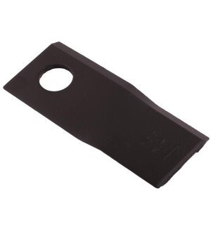 Nóż. nożyk kosiarka lewy 112x48x4mm otwór 19 zastosowanie 123706 134309 Fella WARYŃSKI ( sprzedawane po 25 )