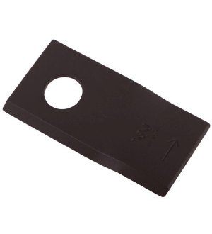 Nóż. nożyk kosiarka lewy 94x48x3mm otwór 19 zastosowanie 570409 Niemeyer Kverneland WARYŃSKI ( sprzedawane po 25 )