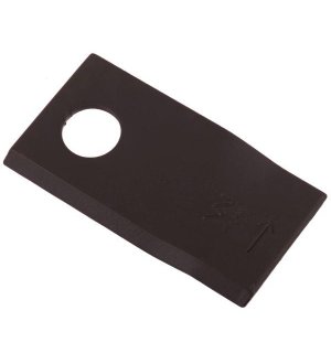 Nóż. nożyk kosiarka lewy 94x48x4mm otwór 19 zastosowanie TF-71 Kverneland Taarup WARYŃSKI ( sprzedawane po 25 )