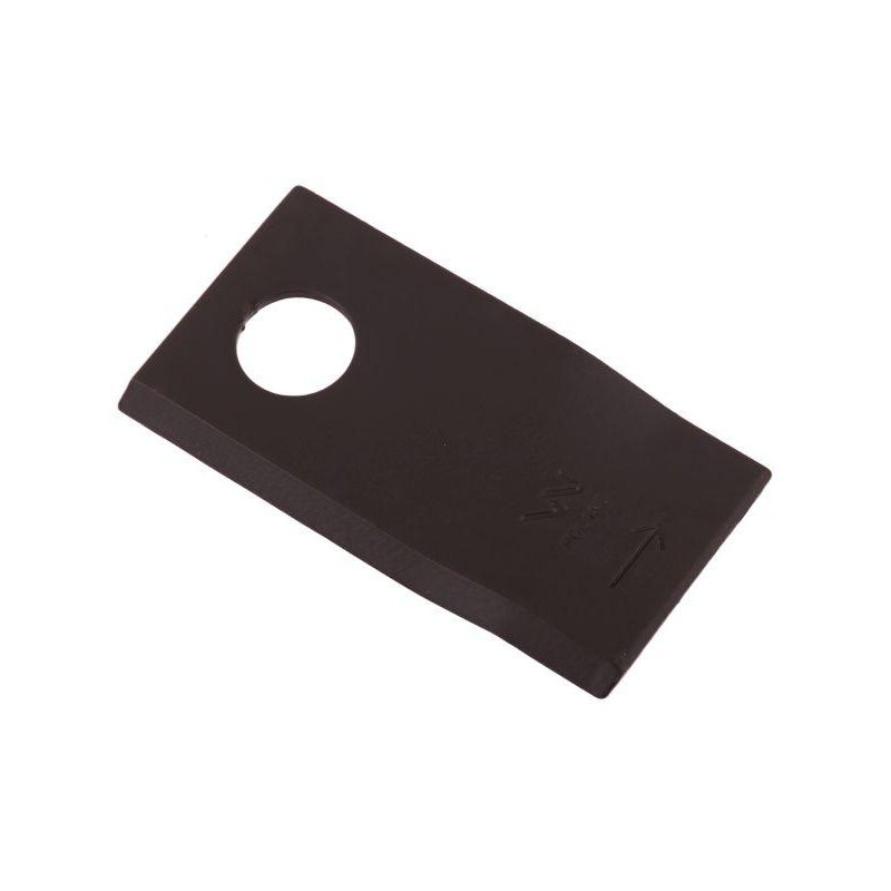 Nóż. nożyk kosiarka lewy 94x48x4mm otwór 19 zastosowanie TF-71 Kverneland Taarup WARYŃSKI ( sprzedawane po 25 )