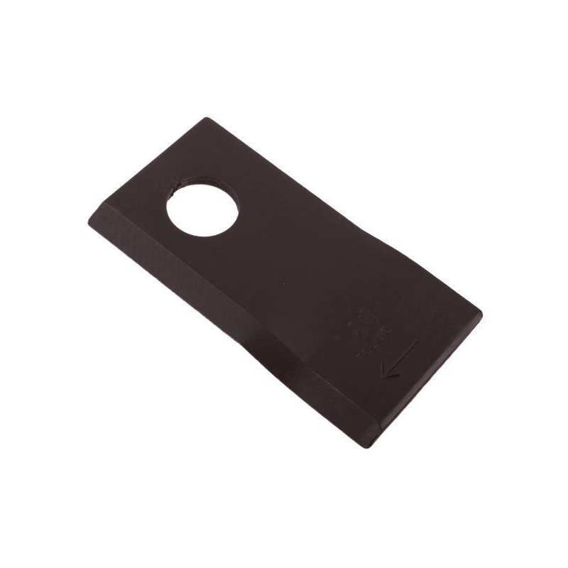 Nóż. nożyk kosiarka prawy 97x48x4mm otwór 19 zastosowanie 13800024 JF-Stoll WARYŃSKI ( sprzedawane po 25 )