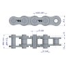 Łańcuch rolkowy wzmocniony 06A-1 ANSI A 35 06C-1 (R1 3/8) 2.5 m Waryński
