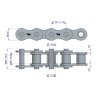 Łańcuch rolkowy 20B-1 (R1 1.1/4) 2.5 m Waryński