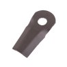 Nóż. nożyk kosiarka gięty 112x50x4mm otwór 18.5x20.5 zastosowanie 5684000 Kuhn WARYŃSKI ( sprzedawane po 25 )