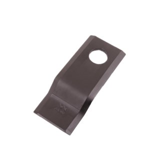 Nóż. nożyk kosiarka gięty 120x50x4mm otwór 21 zastosowanie 434122 Pottinger WARYŃSKI ( sprzedawane po 25 )