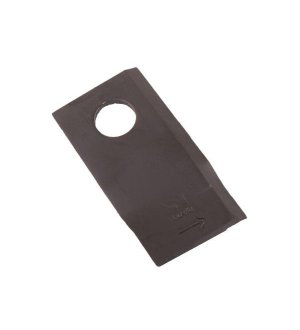 Nóż. nożyk kosiarka lewy 94x50x4mm otwór 19 zastosowanie 58031193 BCS WARYŃSKI ( sprzedawane po 25 )