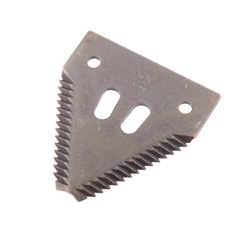 Nóż żniwny 80x76x2.7mm otwór 6.5 zastosowanie 1097806 Schumacher WARYŃSKI ( sprzedawane po 25 )