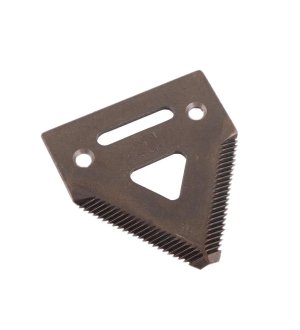 Nóż żniwny 83x76x3mm otwór 6.5 zastosowanie H207929 Schumacher WARYŃSKI ( sprzedawane po 25 )