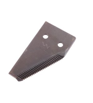 Nóż żniwny końcowy 84x45x3mm otwór 6.5 24 zęby zastosowanie 6112041 Claas WARYŃSKI ( sprzedawane po 25 )