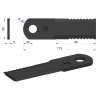 Nóż obrotowy rozdrabniacz słomy sieczkarnia 173x50x5mm otwór 20 zastosowanie 87318316 New Holland WARYŃSKI ( sprzedawane po 25 )