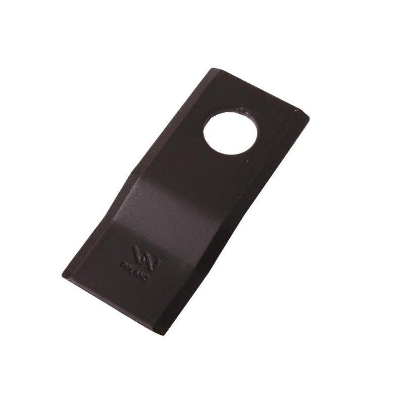 Nóż. nożyk kosiarka gięty 108x46x3mm otwór 21 zastosowanie 108P Galfre WARYŃSKI ( sprzedawane po 25 )