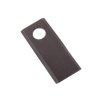 Nóż. nożyk kosiarka lewy 110x48x3mm otwór 21 zastosowanie 108L Galfre WARYŃSKI ( sprzedawane po 25 )
