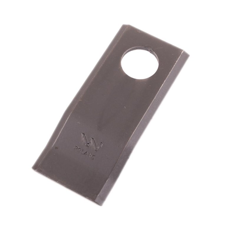 Nóż. nożyk kosiarka gięty 94X40X3mm otwór 19 zastosowanie Deutz Fahr 94/P 1101701015322 WARYŃSKI ( sprzedawane po 25 )
