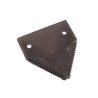 Nóż żniwny 83x76x2.7mm otwór 5.5 zastosowanie 80309197 New Holland WARYŃSKI ( sprzedawane po 25 )