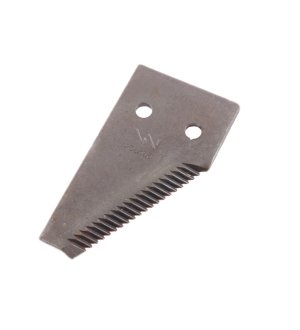 Nóż żniwny końcowy 84x45x3mm otwór 6.5 19 zębów zastosowanie 6112041 6112031 Claas WARYŃSKI ( sprzedawane po 25 )