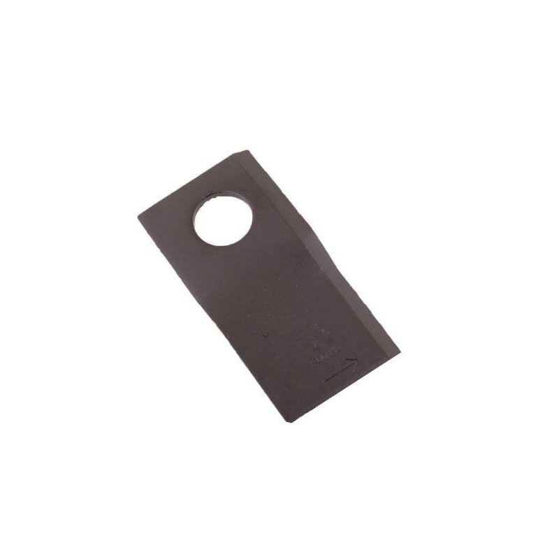 Nóż. nożyk kosiarka lewy 100X50X4mm otwór 21 zastosowanie RS100 Samasz WARYŃSKI ( sprzedawane po 25 )