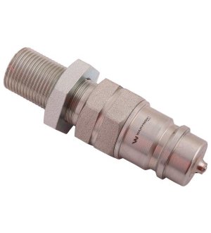 Szybkozłącze hydrauliczne wtyczka long z eliminatorem ciśnienia M20x1.5 gwint zewnętrzny EURO (ISO 7241-A) Waryński