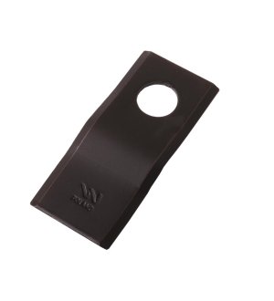 Nóż. nożyk kosiarka gięty 105x46x3mm otwór 21 zastosowanie CM120 Vicon Kverneland WARYŃSKI ( sprzedawane po 25 )