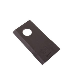 Nóż. nożyk kosiarka prawy 94x50x4mm otwór 19 zastosowanie 58031192 BCS WARYŃSKI ( sprzedawane po 25 )