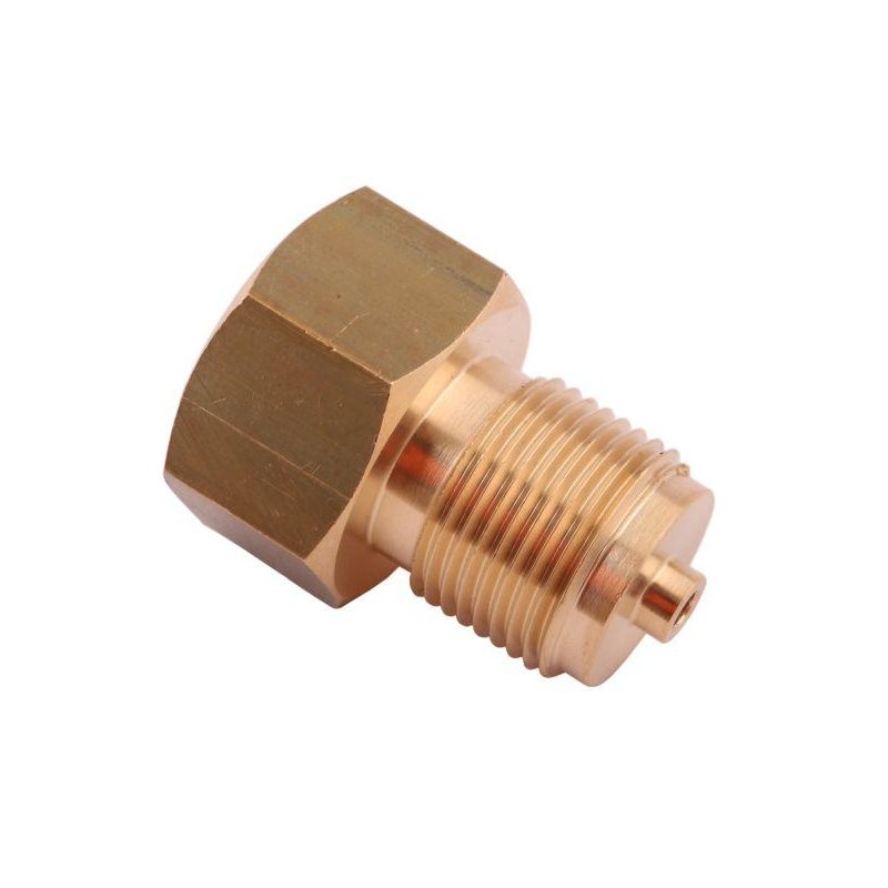 Złączka manometryczna gwint zewnętrzny M20x1.5 x gwint wewnętrzny M12x1.5 (mosiądz) POLMO