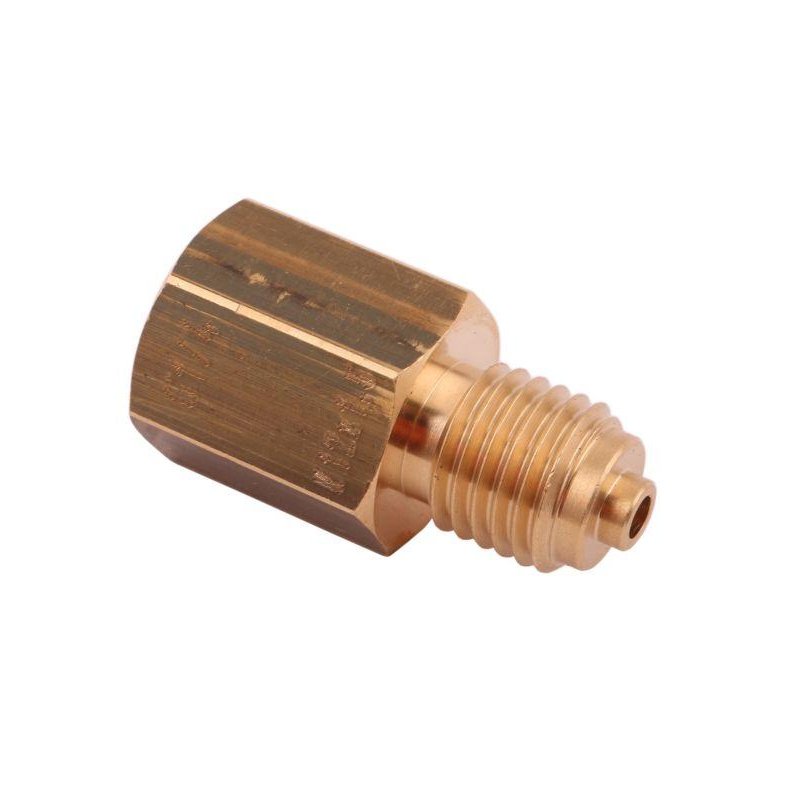 Złączka manometryczna gwint zewnętrzny M12x1.5 x gwint wewnętrzny G1/4" (mosiądz) POLMO